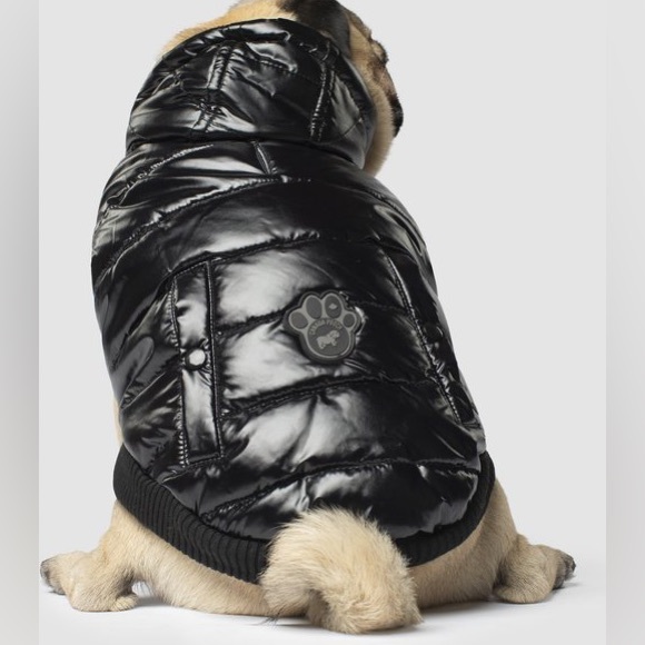 CANADA POOCH LTD (NWT) BLACK SHINY PUFFER VESTSize 20 (50 CM) 33-40LB (15-18 KG) - Picture 2 of 7